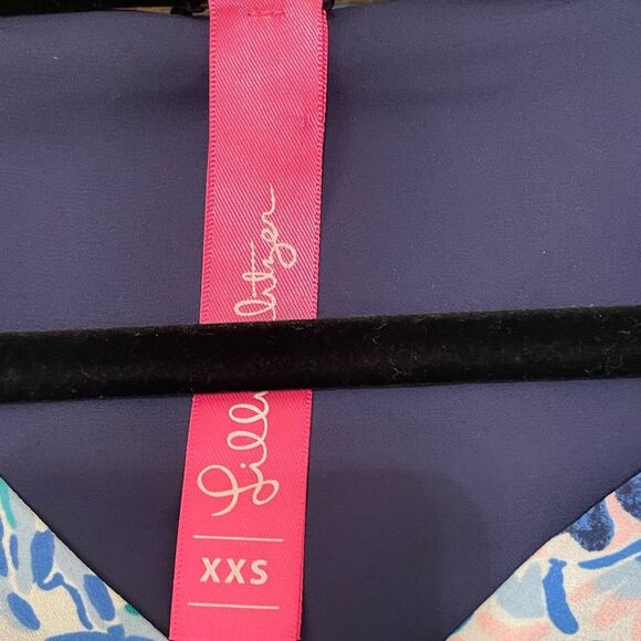 NWT Lilly Pulitzer Florin Sirens & Spirits Top Sz XXS - Picture 6 of 10